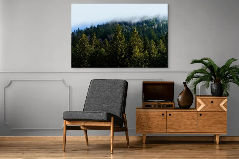 Tablou Canvas Pădurea viselor de smarald veșnic, 150 x 100 cm – poza 8
