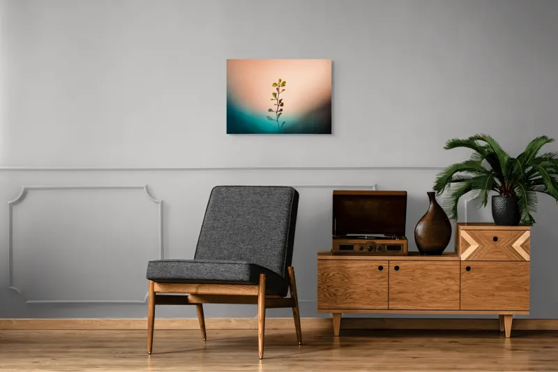 Tablou Canvas Renașterea unei frunze în zori, 70 x 50 cm – poza 4