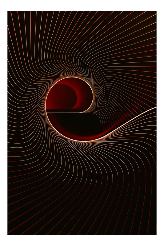 Tablou Canvas, "Dansul liniilor către infinit", 39 x 54 cm