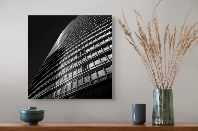 Tablou Canvas cu Design Vertical Modern pentru Spații Interioare, 50 x 50 cm – poza 4