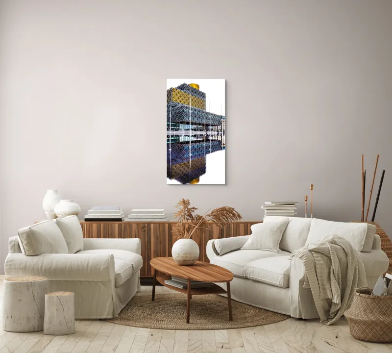 Tablou Canvas Reflecții Arhitecturale în Oglinda Timului, 50 x 90 cm – poza 7