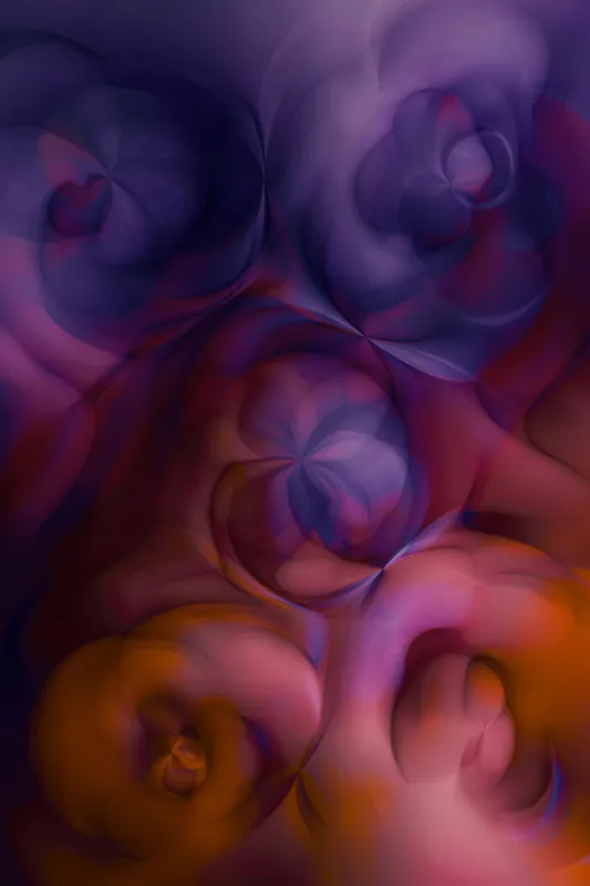 Tablou Canvas, "Dansul culorilor în vârtejuri eterice", 100 x 150 cm – poza 2