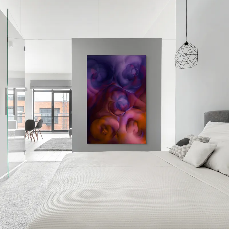 Tablou Canvas, "Dansul culorilor în vârtejuri eterice", 100 x 150 cm – poza 5