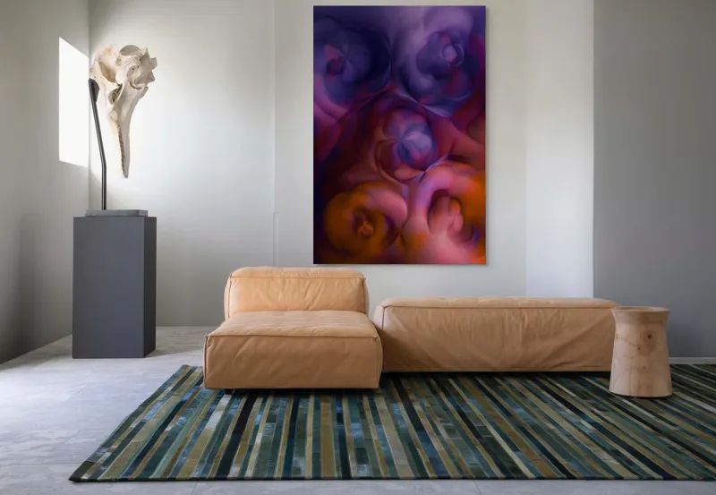 Tablou Canvas, "Dansul culorilor în vârtejuri eterice", 100 x 150 cm – poza 7