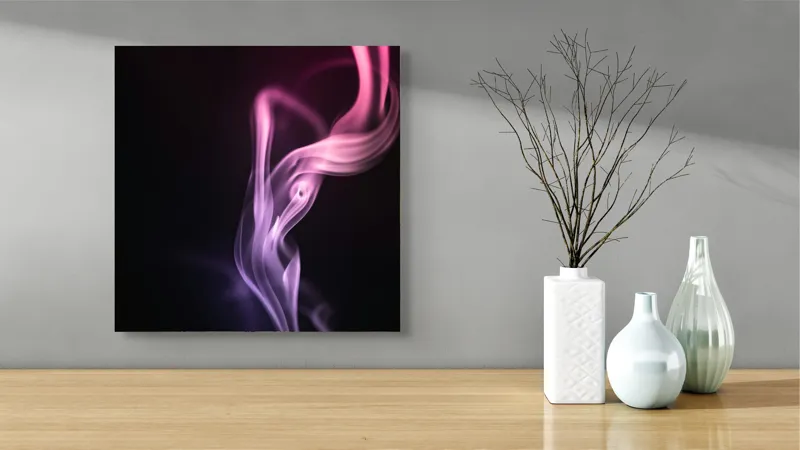Tablou Canvas, "Dans efemer al aburului cosmic", 50 x 50 cm – poza 3
