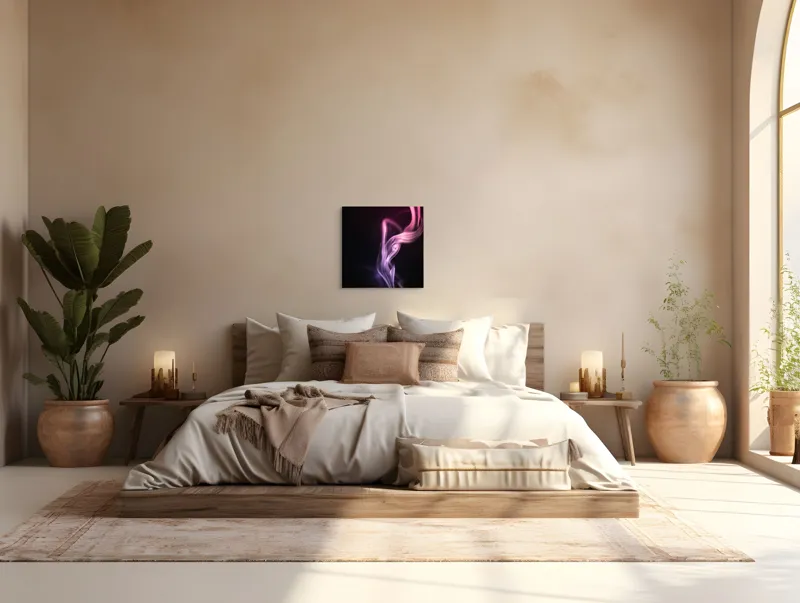 Tablou Canvas, "Dans efemer al aburului cosmic", 50 x 50 cm – poza 5