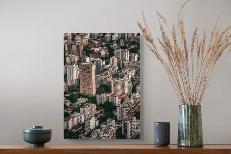 Tablou Canvas Arhitectură Oraș Aglomerat Modernitate Beton, 39 x 54 cm – poza 3