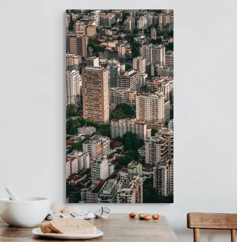 Tablou Canvas Arhitectură Oraș Aglomerat Modernitate Beton, 50 x 90 cm – poza 3