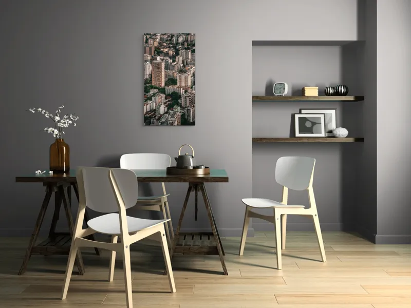 Tablou Canvas Arhitectură Oraș Aglomerat Modernitate Beton, 50 x 90 cm – poza 4