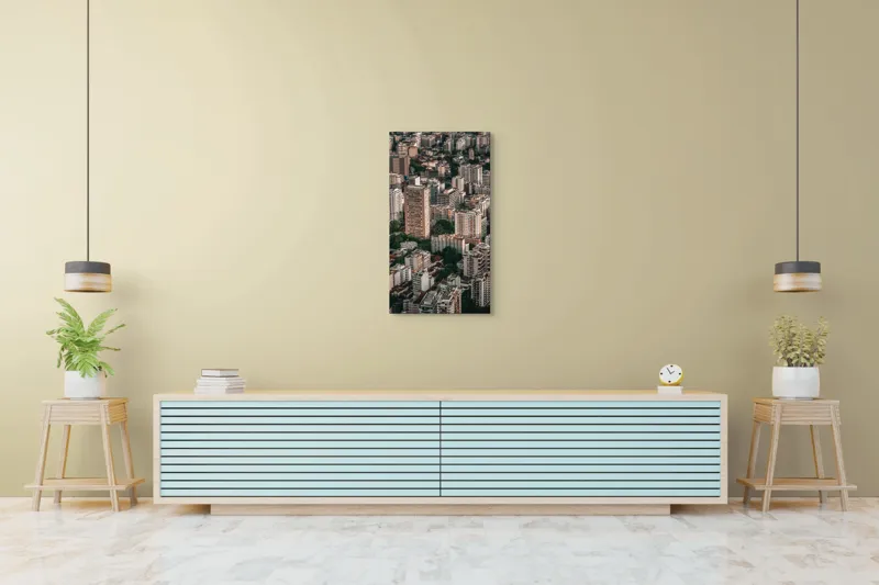 Tablou Canvas Arhitectură Oraș Aglomerat Modernitate Beton, 50 x 90 cm – poza 6