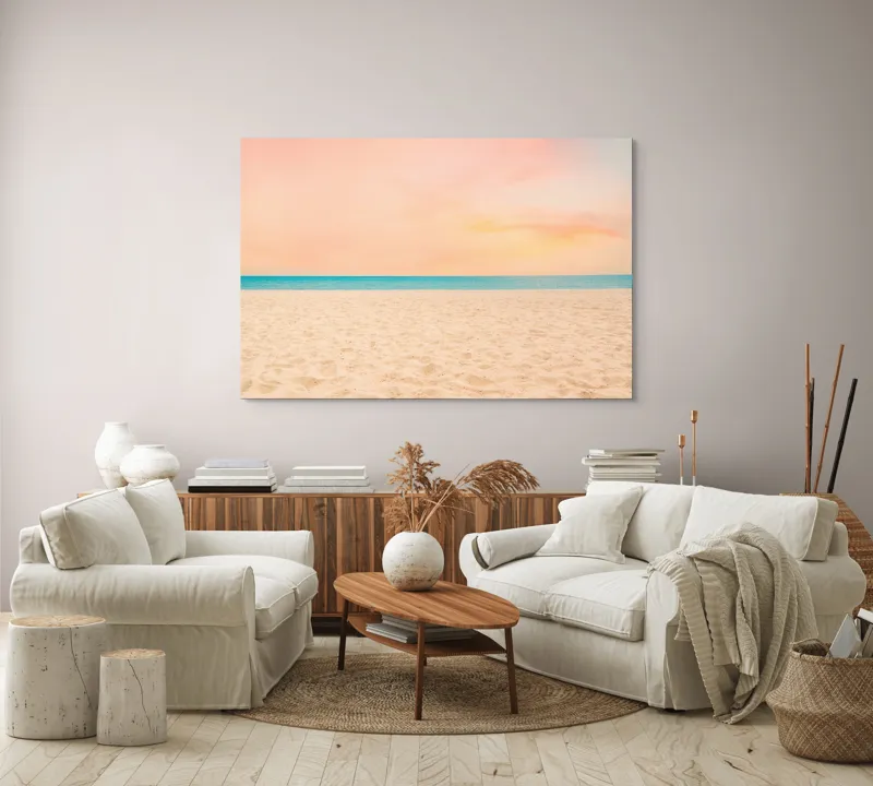 Tablou Canvas, "Mângâierea orizontului la asfințit", 150 x 100 cm – poza 3