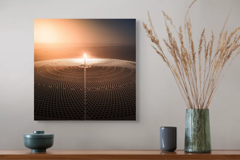 Tablou Canvas Dansul Luminilor în Deșertul Timpului, 50 x 50 cm – poza 4