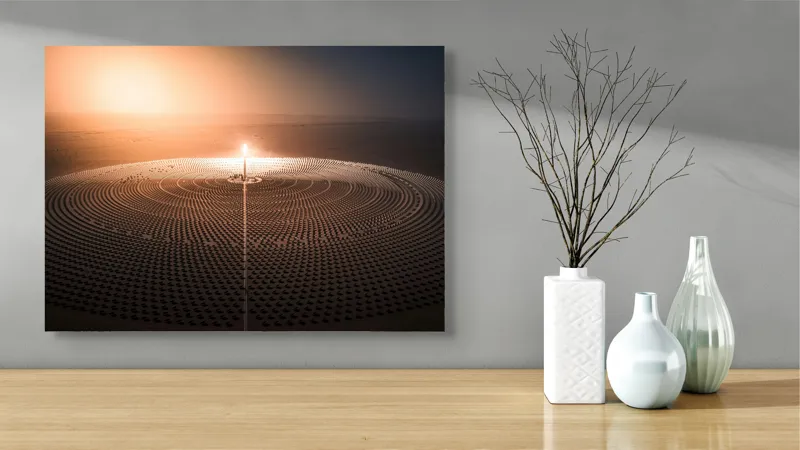 Tablou Canvas Dansul Luminilor în Deșertul Timpului, 70 x 50 cm – poza 3