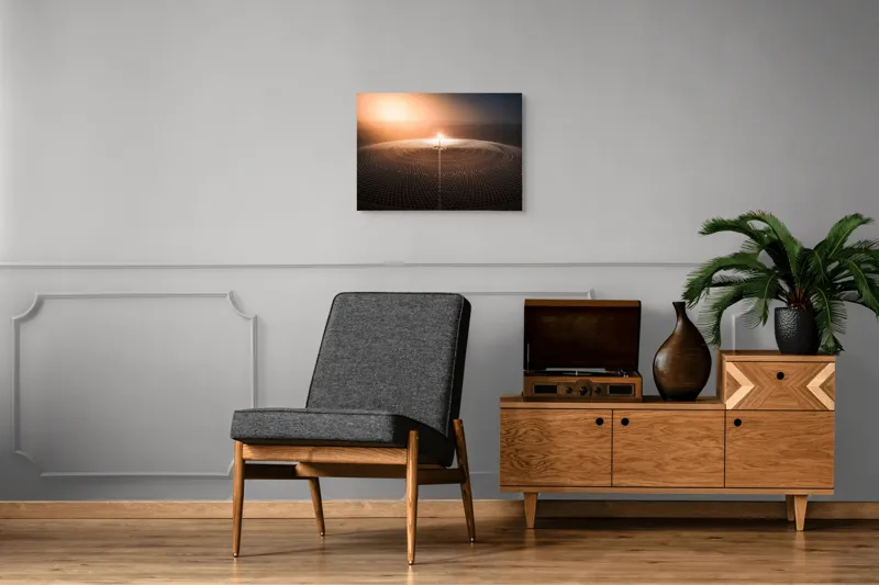 Tablou Canvas Dansul Luminilor în Deșertul Timpului, 70 x 50 cm – poza 4