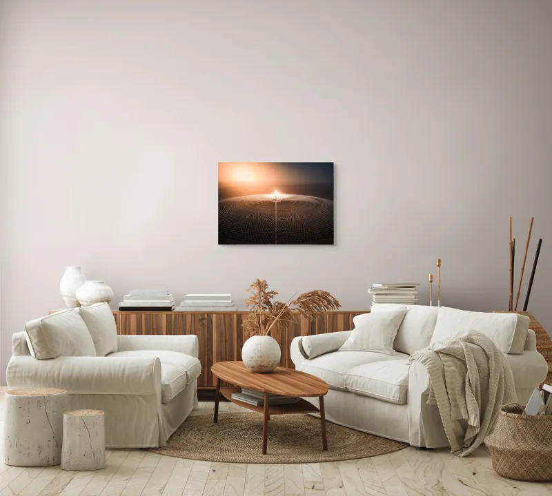 Tablou Canvas Dansul Luminilor în Deșertul Timpului, 70 x 50 cm – poza 6