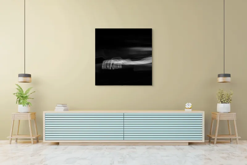 Tablou Canvas Dansul Spectrelor în Noaptea Eternă, 100 x 100 cm – poza 5