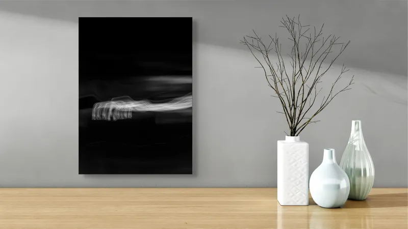 Tablou Canvas Dansul Spectrelor în Noaptea Eternă, 39 x 54 cm – poza 4