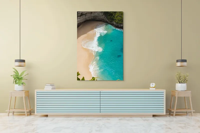 Tablou Canvas pe temă mării turcoaz, 100 x 150 cm – poza 4