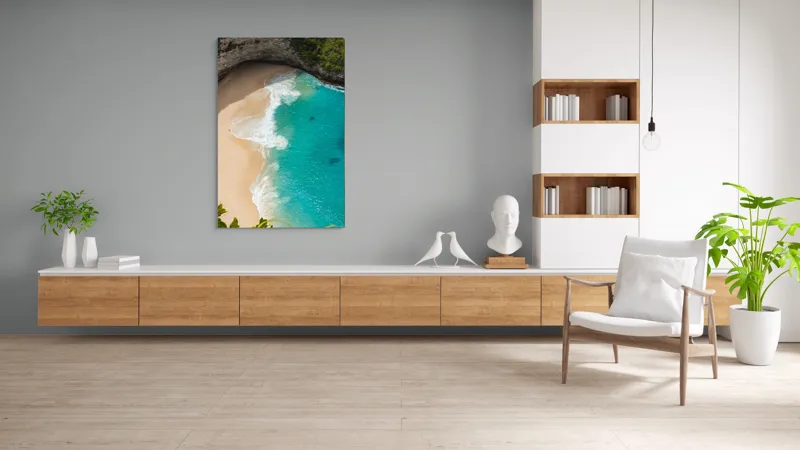 Tablou Canvas pe temă mării turcoaz, 100 x 150 cm – poza 8