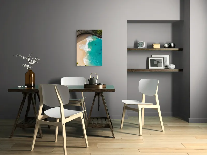 Tablou Canvas pe temă mării turcoaz, 50 x 70 cm – poza 5