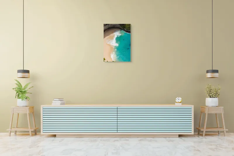 Tablou Canvas pe temă mării turcoaz, 50 x 70 cm – poza 6