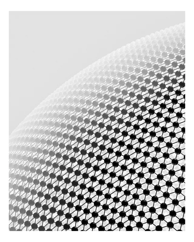 Tablou Canvas cu model geometric, Simfonia infinită a grafeatului, 70 x 100 cm
