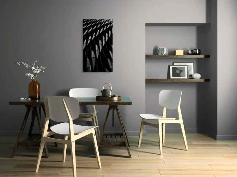 Tablou Canvas Umbrele Unduitoare ale Timpului Tectonic, 50 x 90 cm – poza 4