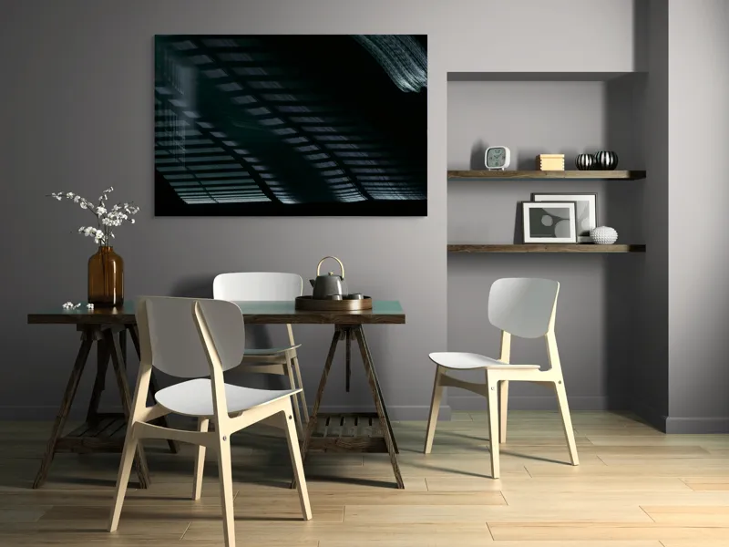 Tablou Canvas Abstract cu Linii și Umbre - Artă Modernă a Luminății, 150 x 100 cm – poza 5