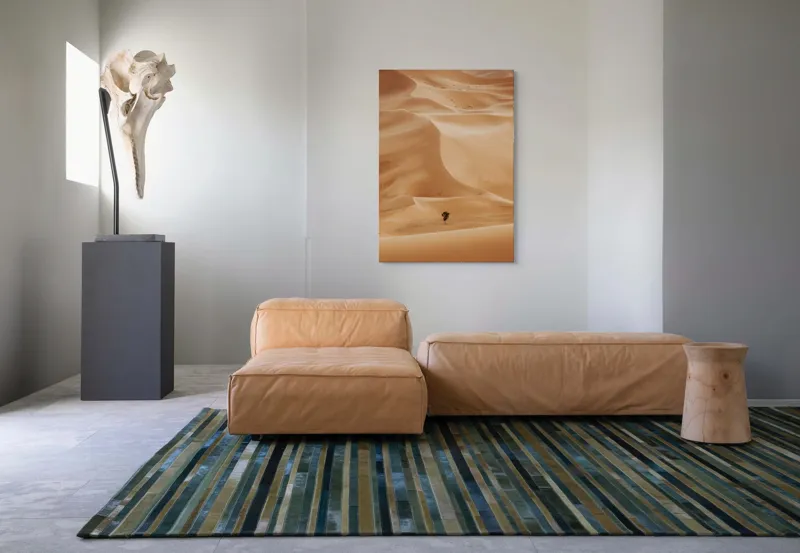 Tablou Canvas, "Singuraticul arbore din deșert infinit", Singurătate, Deșert, Valuri, Nisip, Solitudine, Arbore, Solitar, Pustietate, Caldura, Izolare, 70 x 100 cm – poza 7