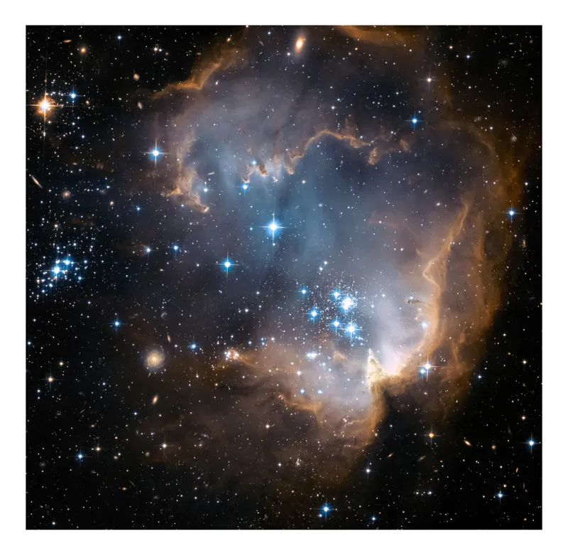 Tablou Canvas Cosmos Univers Galaxie Spațiu Nebuloasă Fascinație, 39 x 26 cm