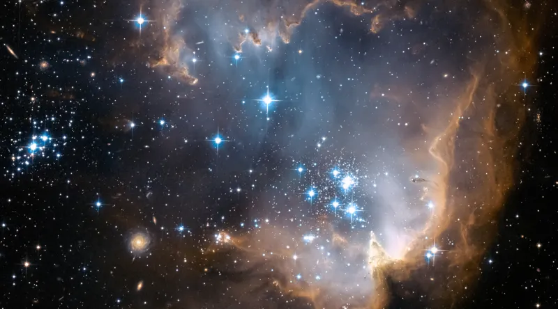 Tablou Canvas Cosmos Univers Galaxie Spațiu Nebuloasă Fascinație, 90 x 50 cm – poza 2