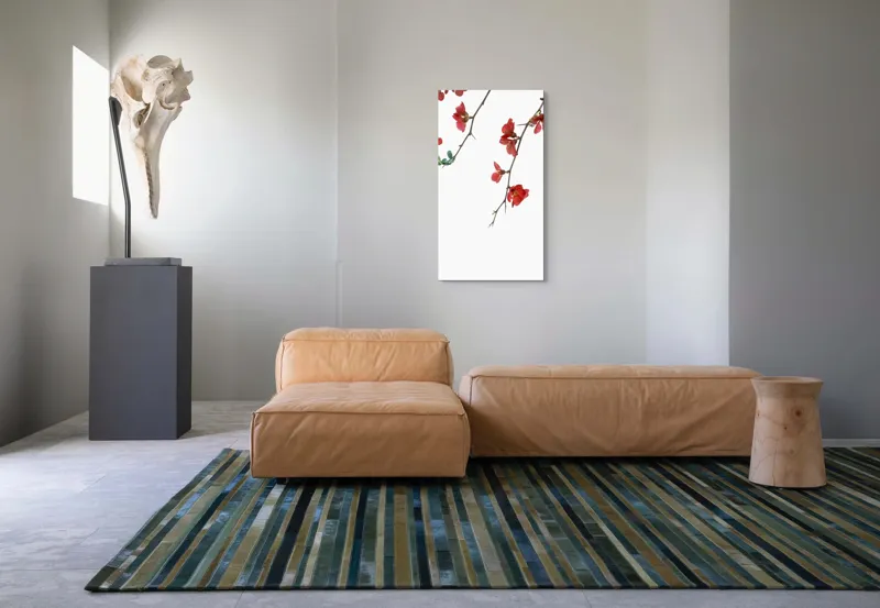 Tablou Canvas Cireș înflorit pe ramuri subțiri Natură și Contrast, 50 x 90 cm – poza 5