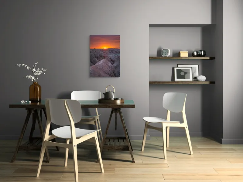 Tablou Canvas, "Răsărit peste canioanele de piatră", 50 x 70 cm – poza 5