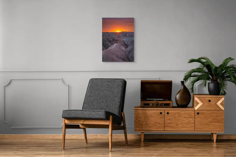 Tablou Canvas, "Răsărit peste canioanele de piatră", 50 x 70 cm – poza 8