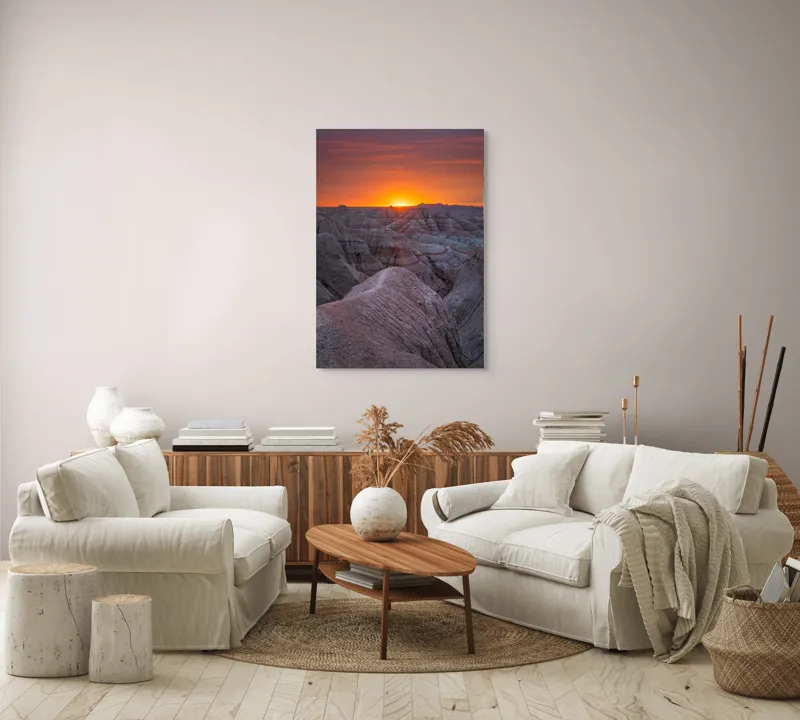 Tablou Canvas, "Răsărit peste canioanele de piatră", 70 x 100 cm – poza 4