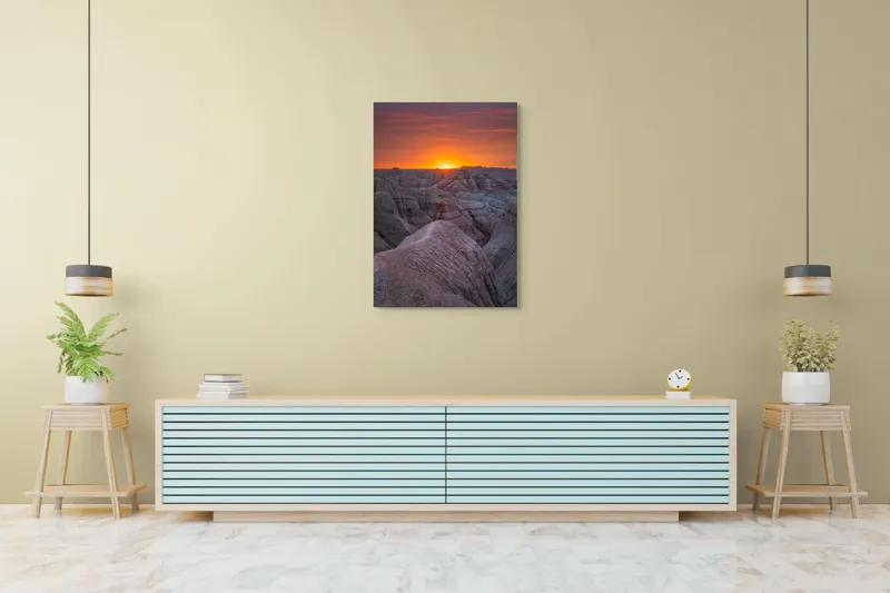 Tablou Canvas, "Răsărit peste canioanele de piatră", 70 x 100 cm – poza 5