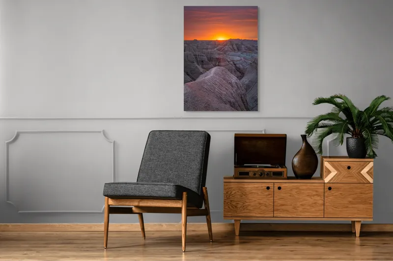 Tablou Canvas, "Răsărit peste canioanele de piatră", 70 x 100 cm – poza 6