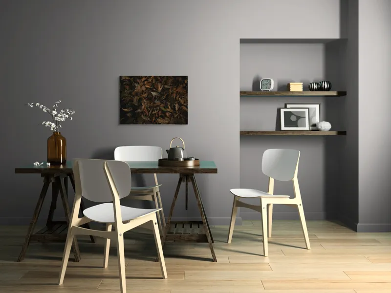 Tablou Canvas, "Frumusețea Trecătoare a Toamnei", Frunze, Toamnă, Natură, Textură, Maro, Usucate, Covor, Vegetație, Întunecat, Pământiu, 70 x 50 cm – poza 5