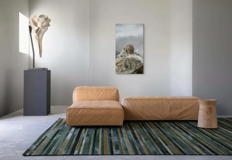 Tablou Canvas, "Misterul Vârfului Piatra Ascunsă", Nor, Vârf, Munți, Ceață, Piatra, Peisaj, Cer, Natură, Înălțime, Majestuos, 50 x 90 cm – poza 5