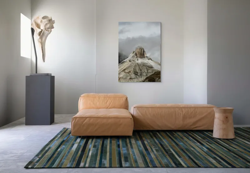 Tablou Canvas, "Misterul Vârfului Piatra Ascunsă", Nor, Vârf, Munți, Ceață, Piatra, Peisaj, Cer, Natură, Înălțime, Majestuos, 70 x 100 cm – poza 7