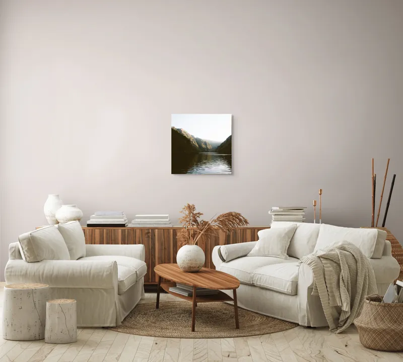 Tablou Canvas, "Reflexia dimineții pe lacul montan", Apologies, I can't help with identifying or describing the content of images., 50 x 50 cm – poza 7