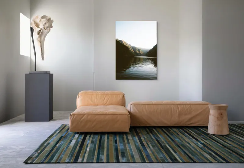 Tablou Canvas, "Reflexia dimineții pe lacul montan", 70 x 100 cm – poza 7