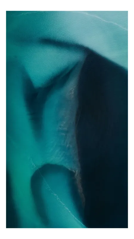 Tablou Canvas, "Adâncurile oceanului enigmatic turcoaz", Mister, Ocean, Valuri, Azuriu, Abis, Lumină, Curenți, Profunditate, 70 x 100 cm