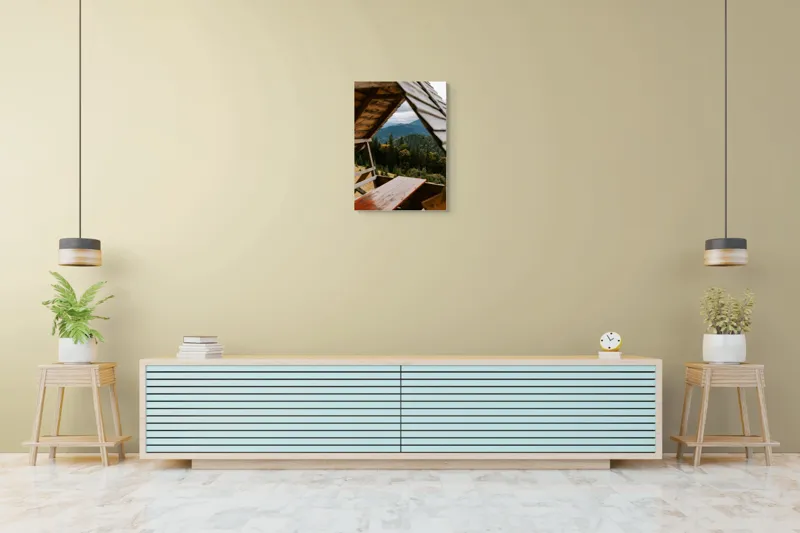 Tablou Canvas Peisaj Montană Pădurean Natură Relaxare, 50 x 70 cm – poza 6