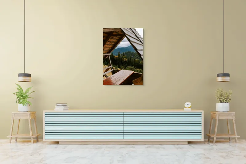 Tablou Canvas Peisaj Montană Pădurean Natură Relaxare, 70 x 100 cm – poza 5