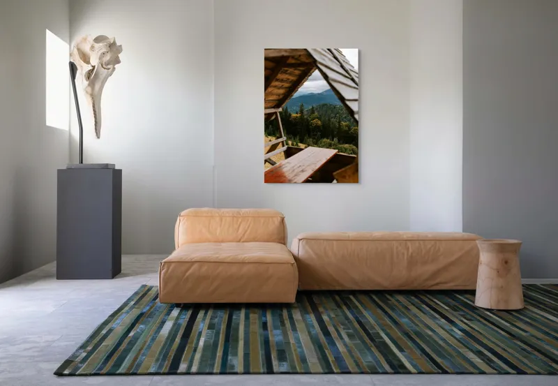 Tablou Canvas Peisaj Montană Pădurean Natură Relaxare, 70 x 100 cm – poza 7