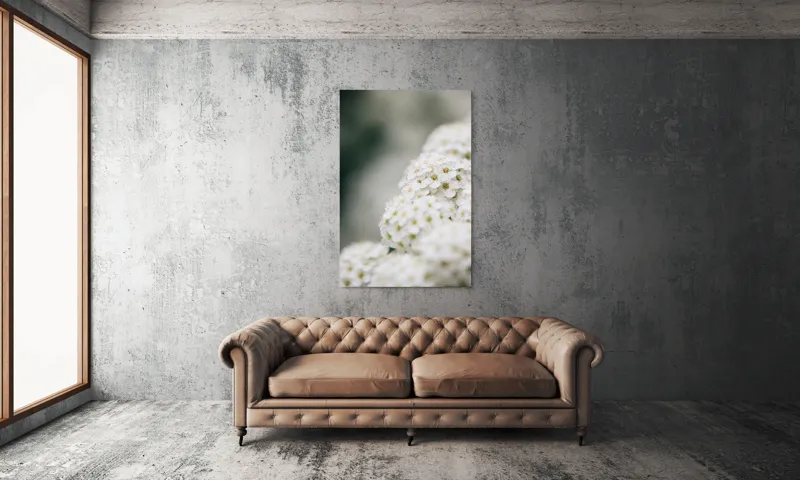 Tablou Canvas, "Splendoarea florilor albe de primăvară", Flori, Albe, Delicate, Naturale, Pure, Fragede, Minunate, Aromate, 100 x 150 cm – poza 6