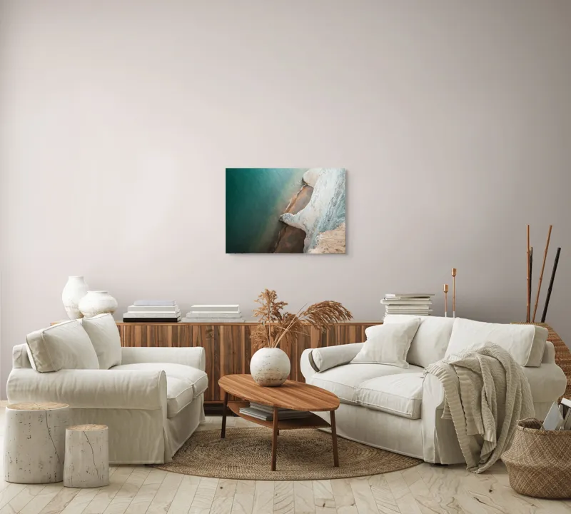 Tablou Canvas pe temă de pe stâncă și ocean, 70 x 50 cm – poza 6