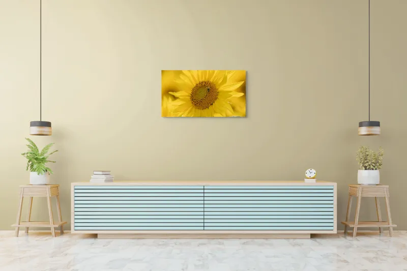 Tablou Canvas Galben Floare Soare Natură Frumusețe Vară, 90 x 50 cm – poza 5