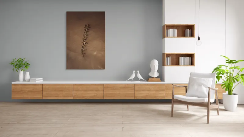 Tablou Canvas, "Frunza plutind pe suprafața apei", Nisip, Apă, Frunză, Textură, Natură, Calm, Efect, Arid, Minimalism, Linie., 100 x 150 cm – poza 8